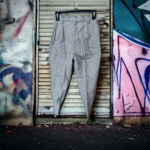 Vintage 80's Houndstooth High Waisted Stirrup Pants Liz wear  sz 6